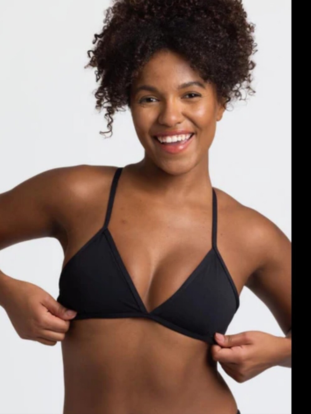 Jolyn Clothing Black Triangle Teresa Bikini Top